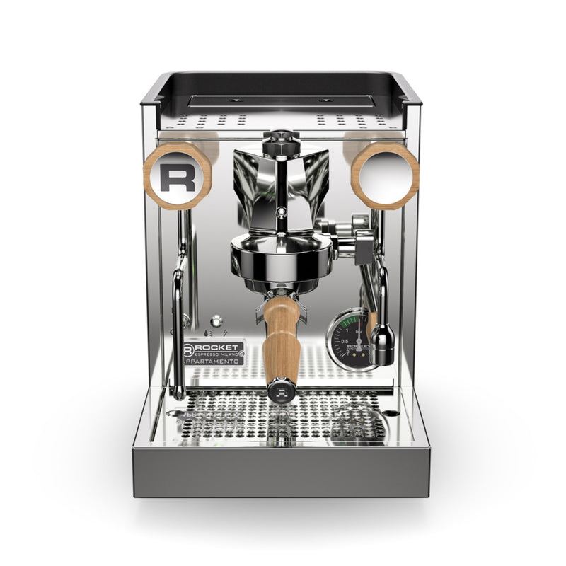 Rocket Espresso Appartamento TCA espresso machine - chrome/wood