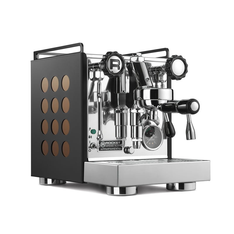 Rocket Espresso Appartamento espressomaskin - svart/koppar