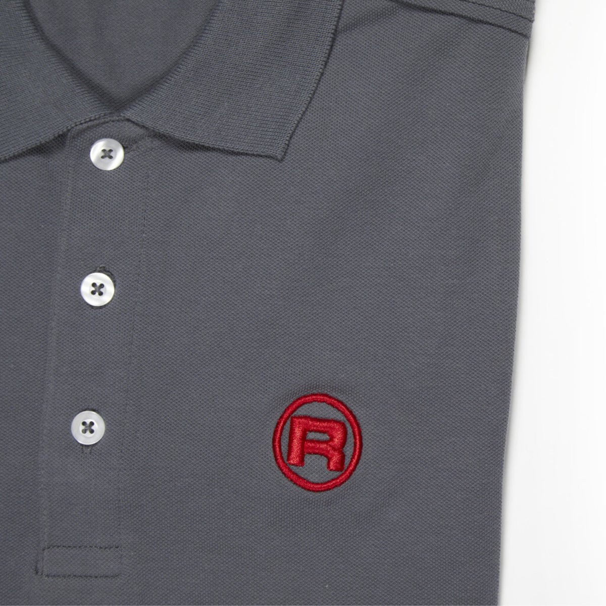 Polo shirt grey - women's size L