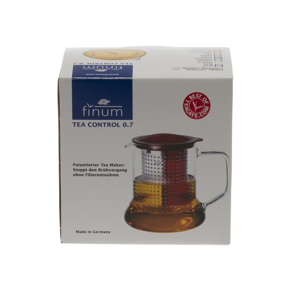 Tea Control 0,7 liter - Röd