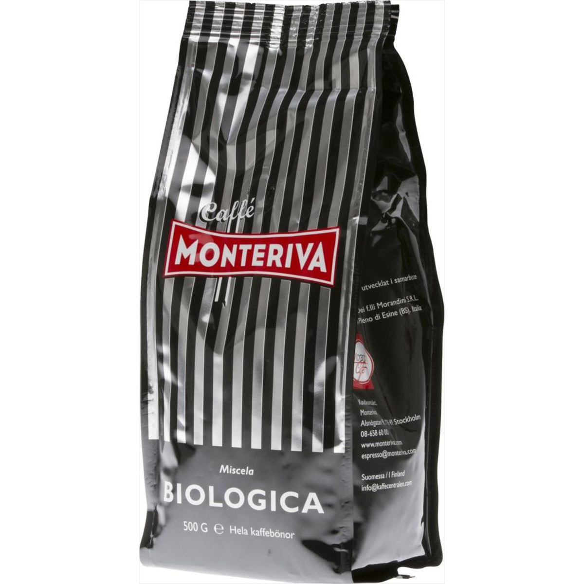 Monteriva Biologica hela kaffebönor espresso - 500g