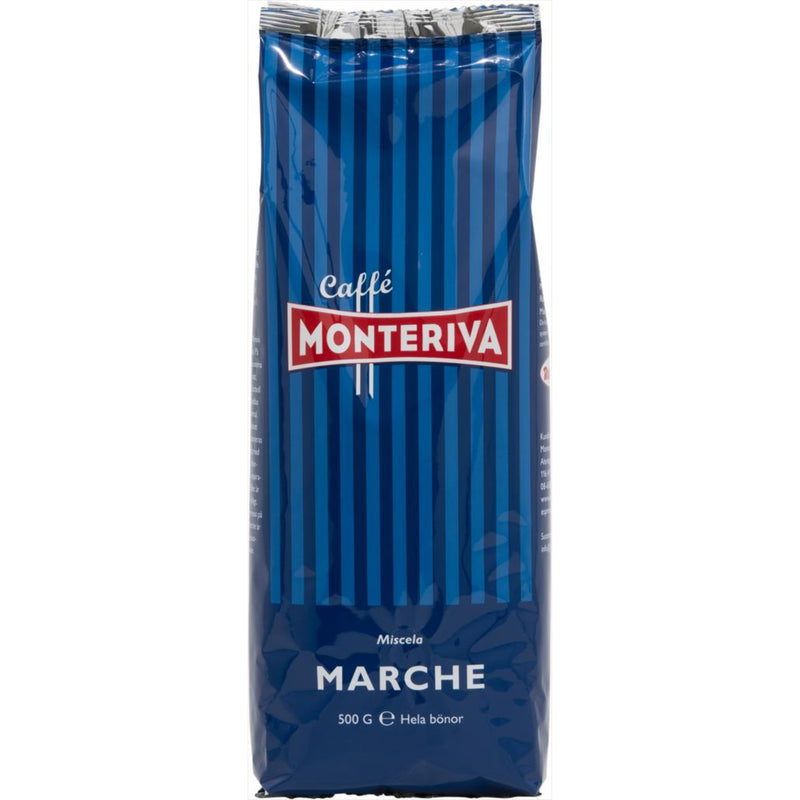 Monteriva Marche hela kaffebönor espresso - 500g
