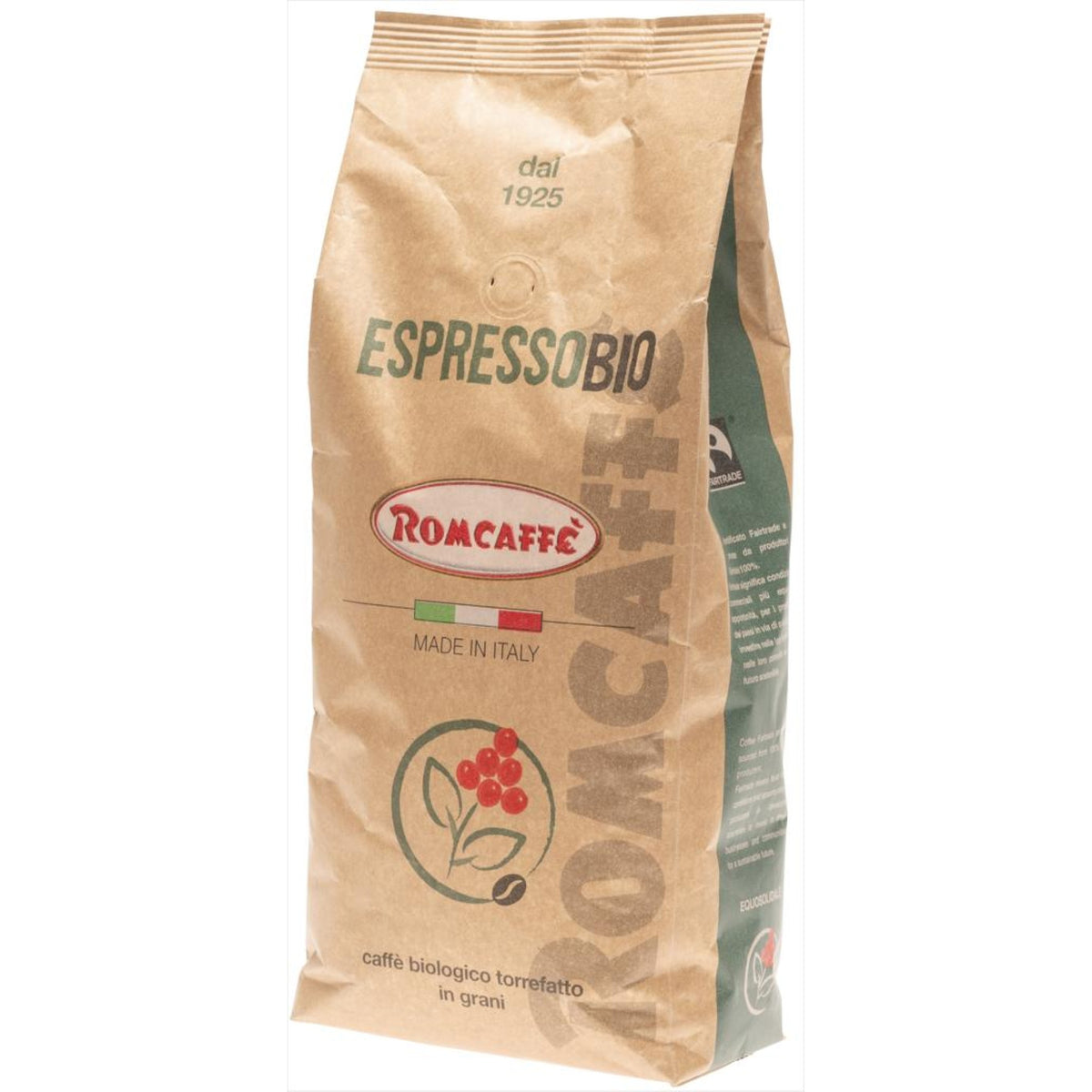 Romcaffe Miscela Bio Whole Bean Espresso Coffee - 1kg