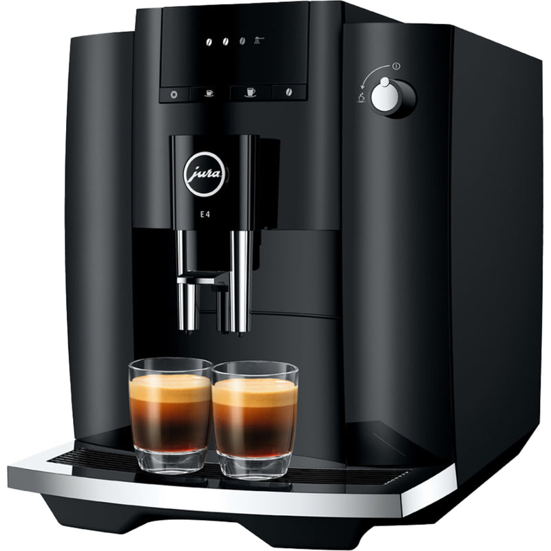 Jura E4 kaffemaskin - piano svart (EA)