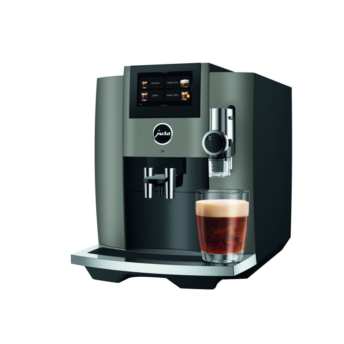 Jura S8 kaffemaskin - dark inox (EB)