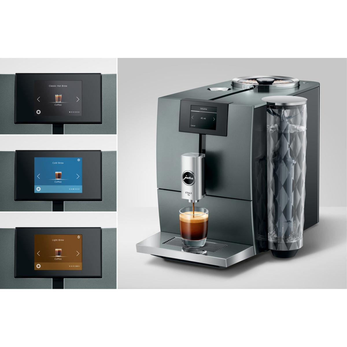 Jura ENA 5 kaffemaskin - night inox (EA)