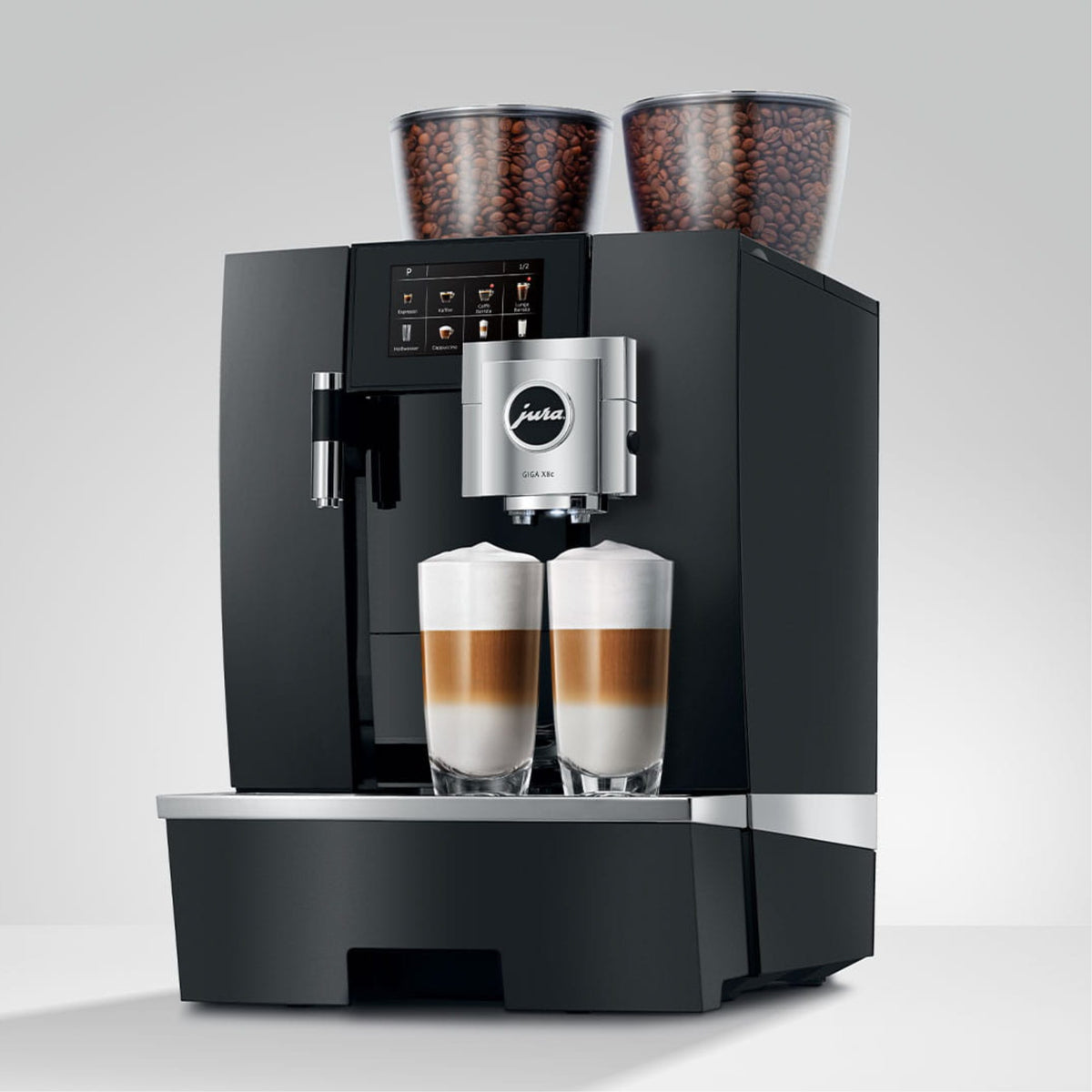 Jura GIGA X8c kaffemaskin - aluminum svart (EB)