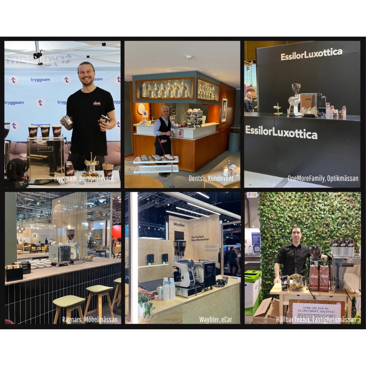 Rent a coffee machine with a barista