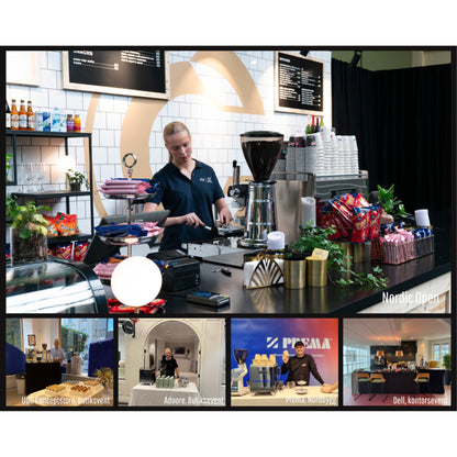 Hyra kaffemaskin med barista