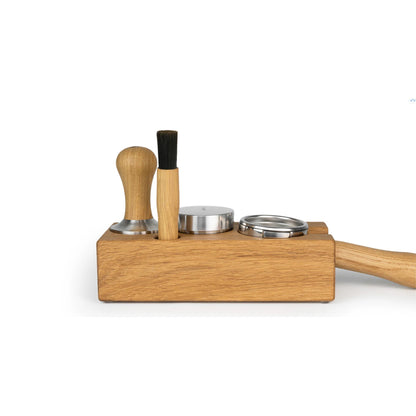 Brewspire Tamping Station - oak