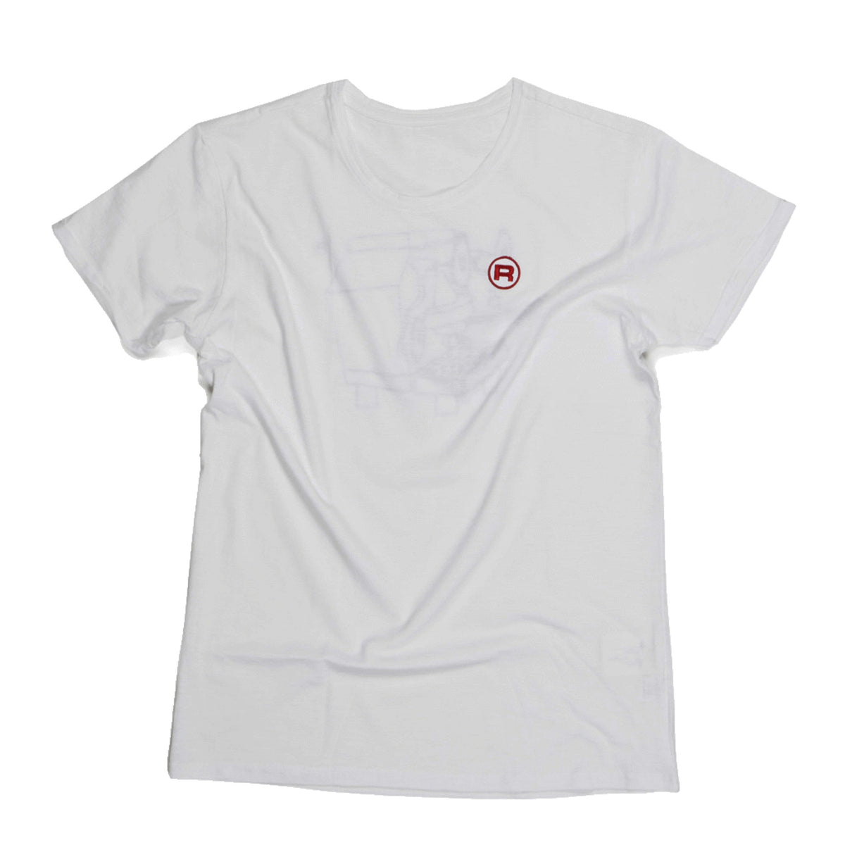T-shirt Premium vit - herrstorlek S