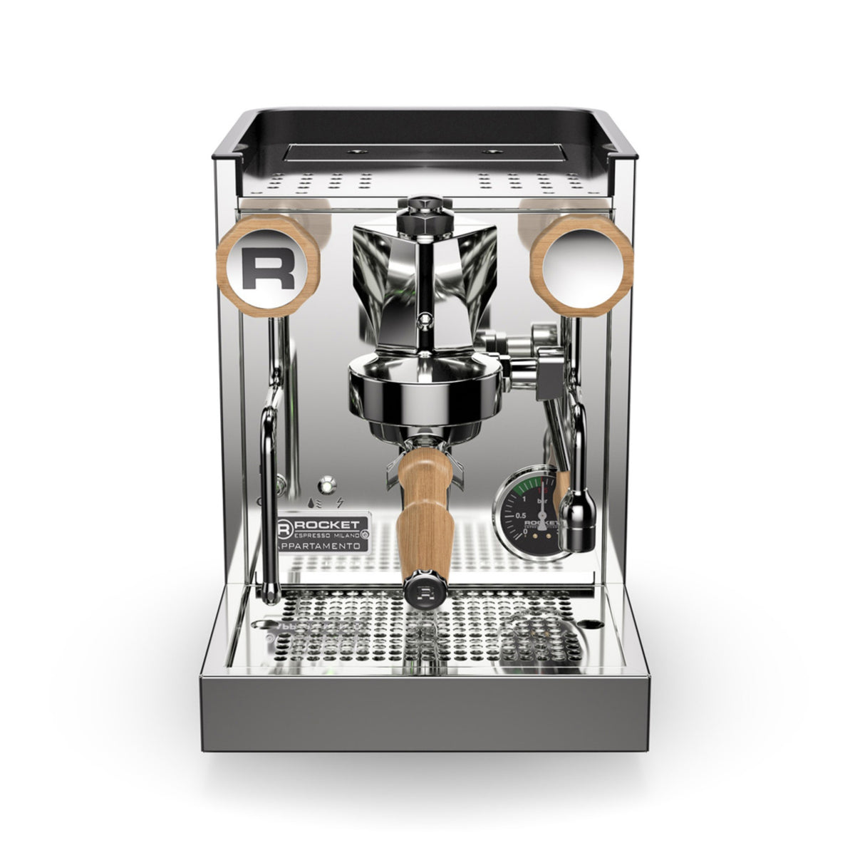 Rocket Espresso Appartamento TCA espresso machine - chrome/wood