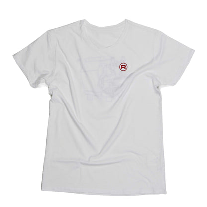 T-shirt Premium Vit - herrstorlek M