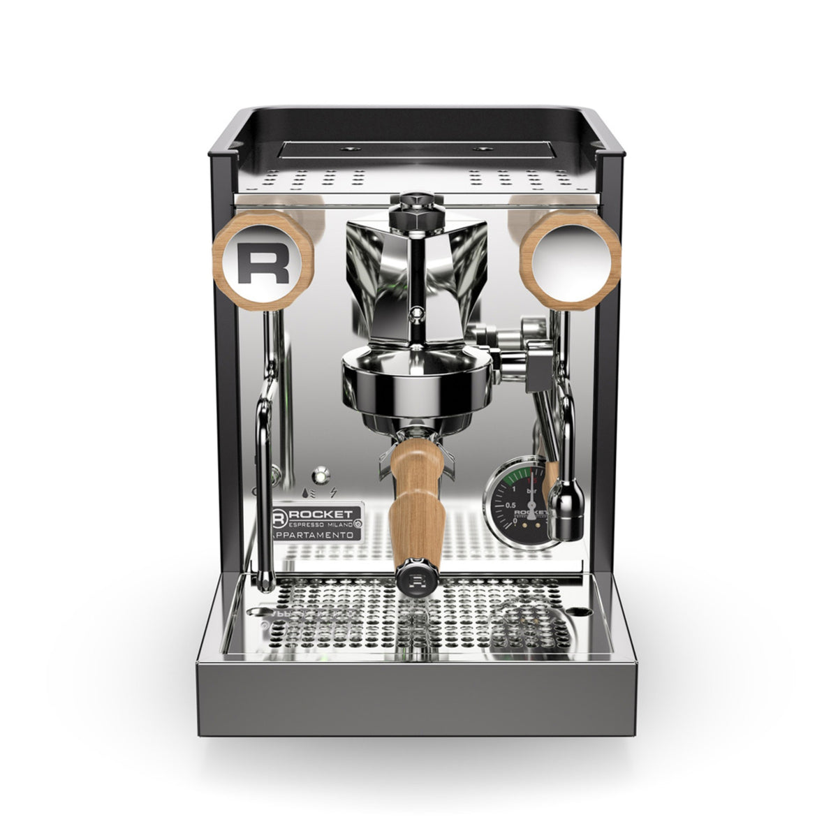 Rocket Appatramento TCA espresso machine - black/wood