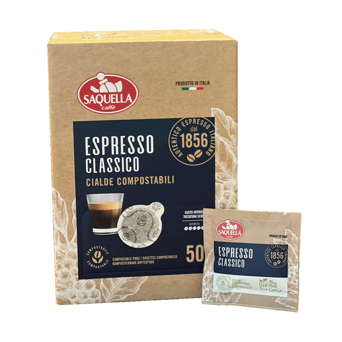 Saquella Cialda Classico pods - 50 pcs