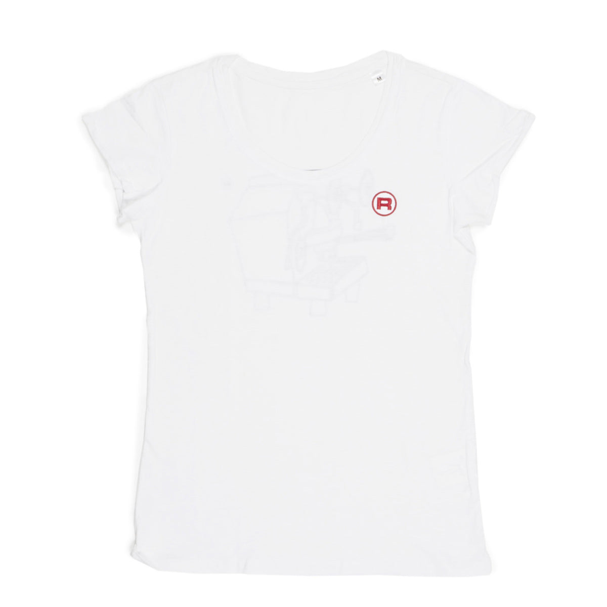 T-shirt Premium Vit - damstorlek XL