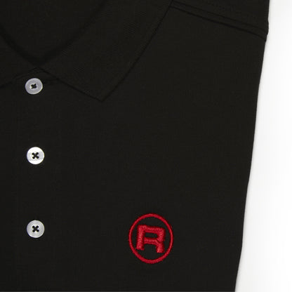 Polo shirt black - women's size S