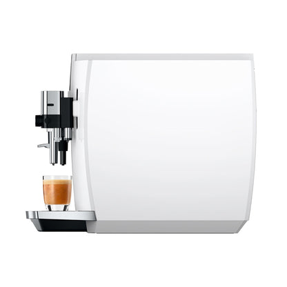 Jura E8 kaffemaskin - piano vit (EC)