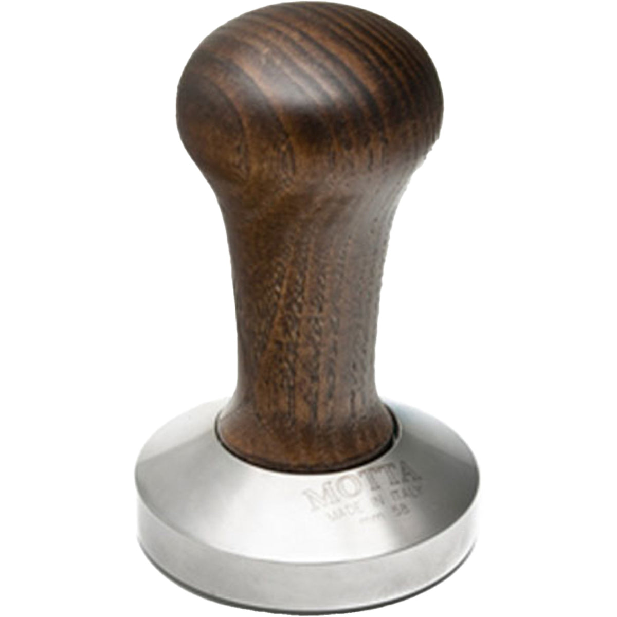 Motta Tamper flat base - wood - 58mm
