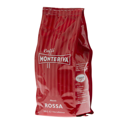 Monteriva Rossa hela kaffebönor espresso - 500g
