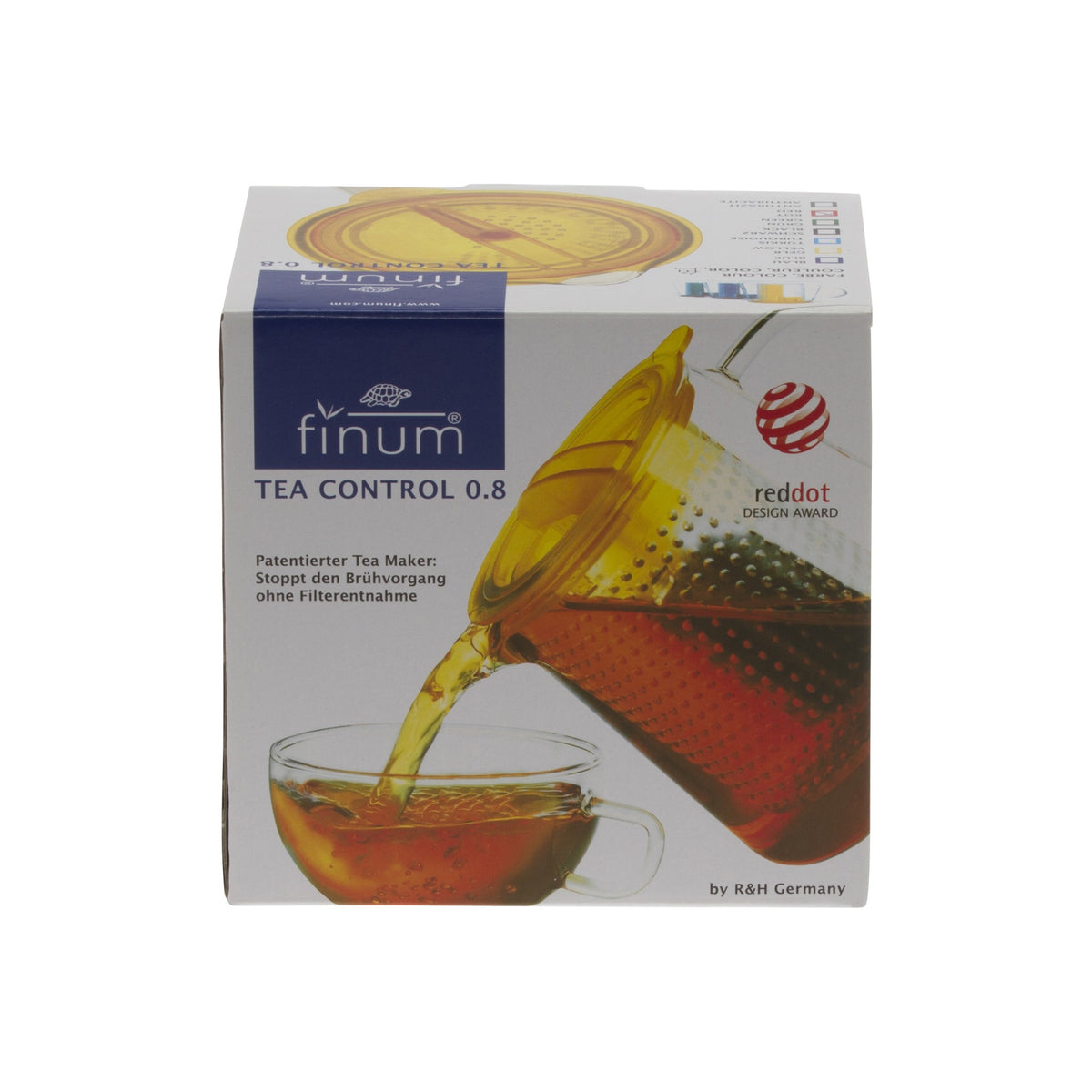 Tea Control 0,8 liter - Röd