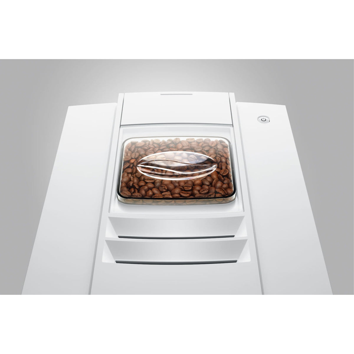 Jura E8 kaffemaskin - piano vit (EC)
