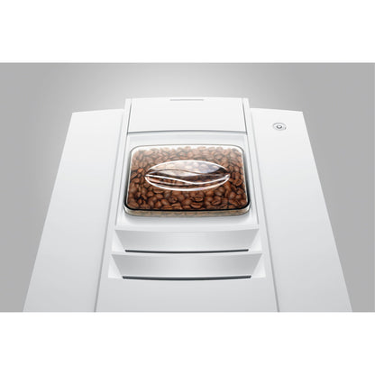Jura E8 kaffemaskin - piano vit (EC)