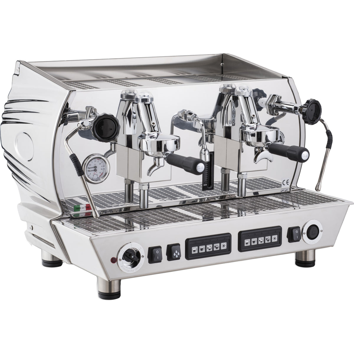 La Nuova Era Altea Vintage 2-group espresso machine - chrome