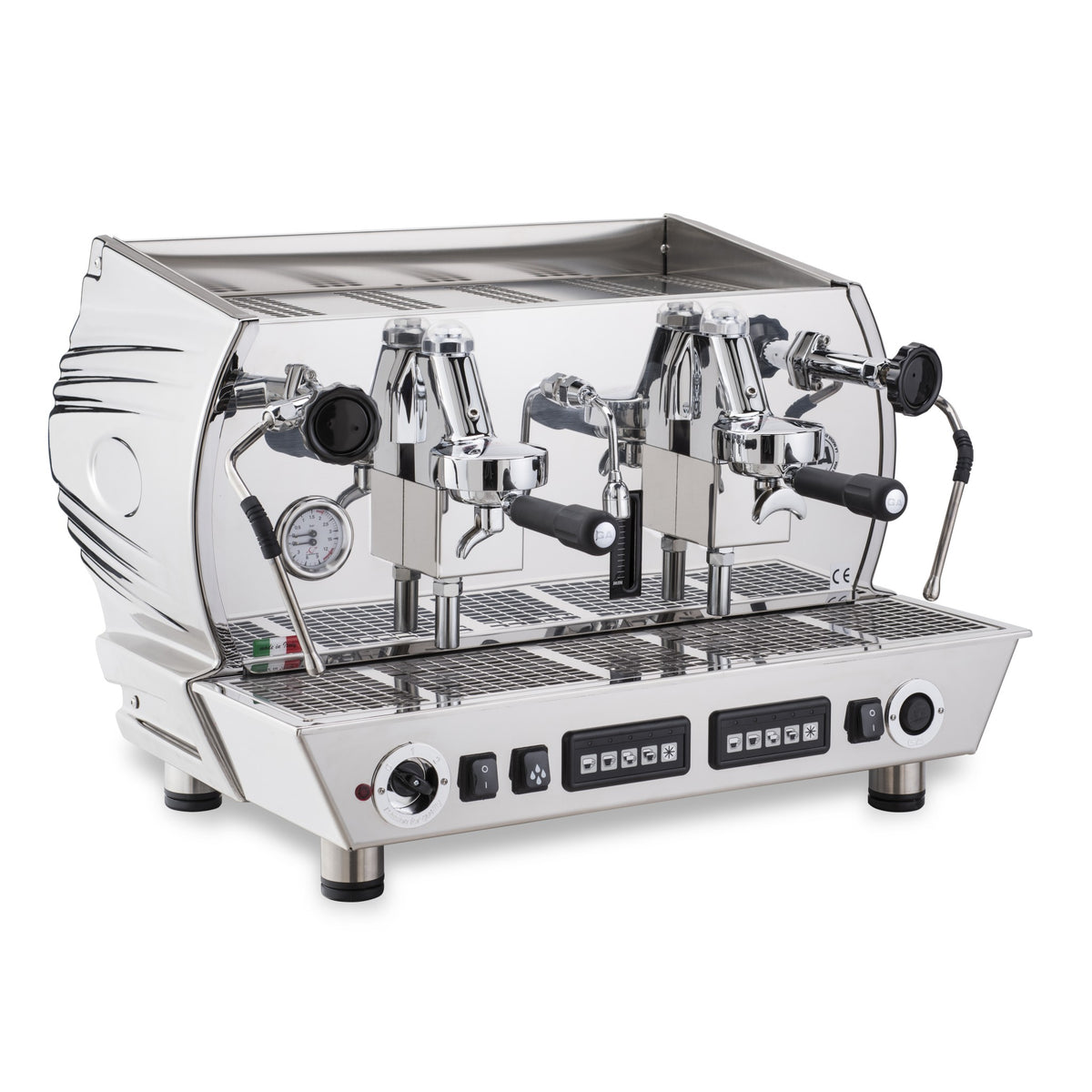 La Nuova Era Altea Vintage 2-group espresso machine - chrome