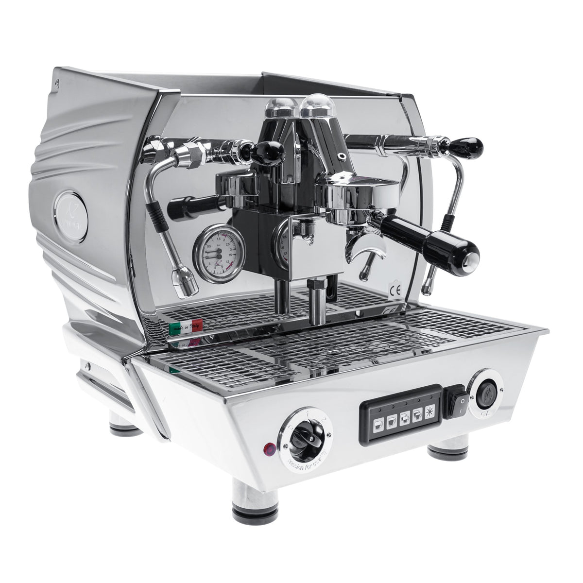 La Nuova Era Altea Vintage 1-grupp espressomaskin - krom