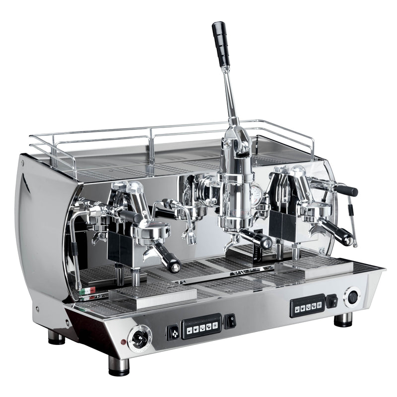 La Nuova Era Altea Hybrid 3-group espresso machine - chrome