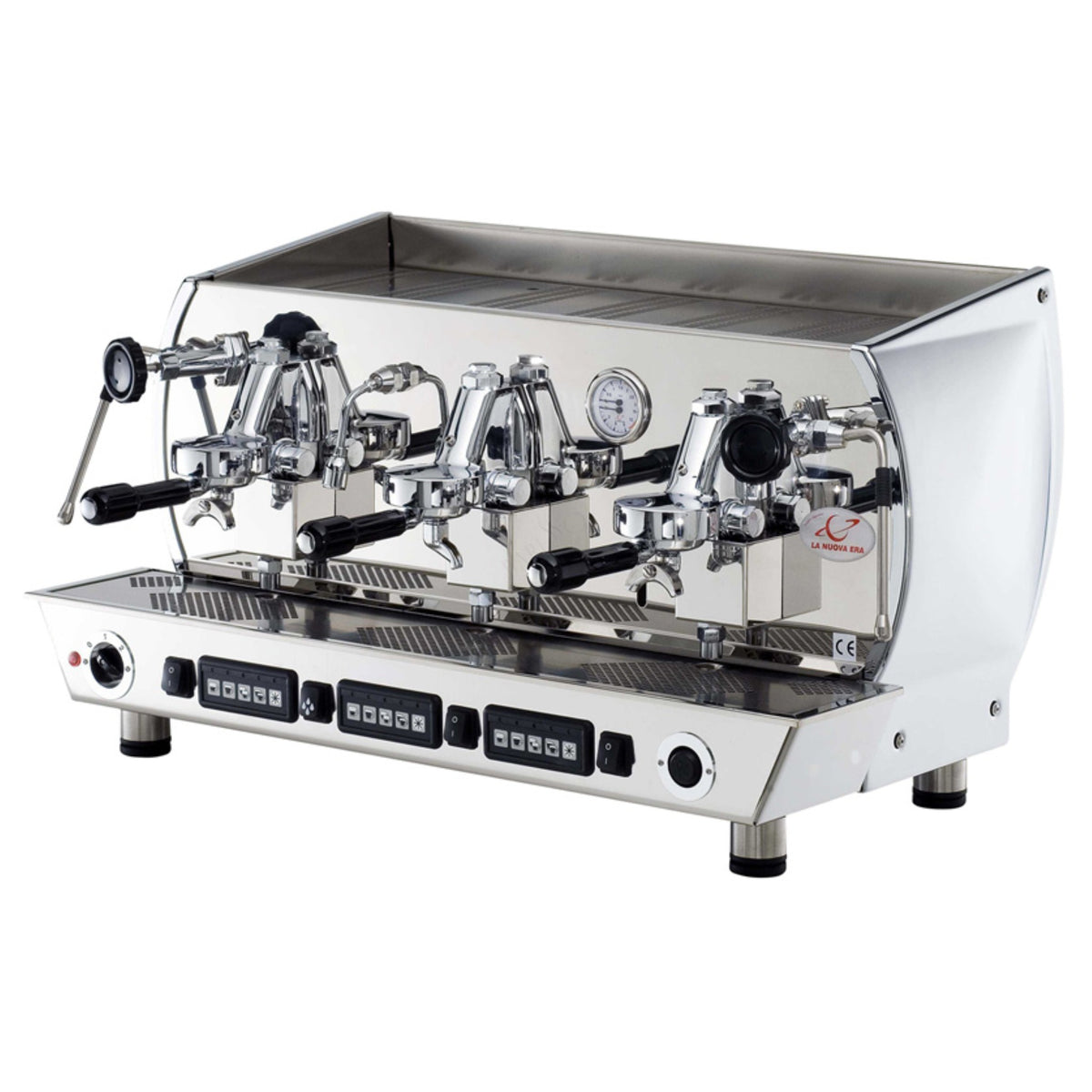 La Nuova Era Altea Vintage 3-group espresso machine - chrome