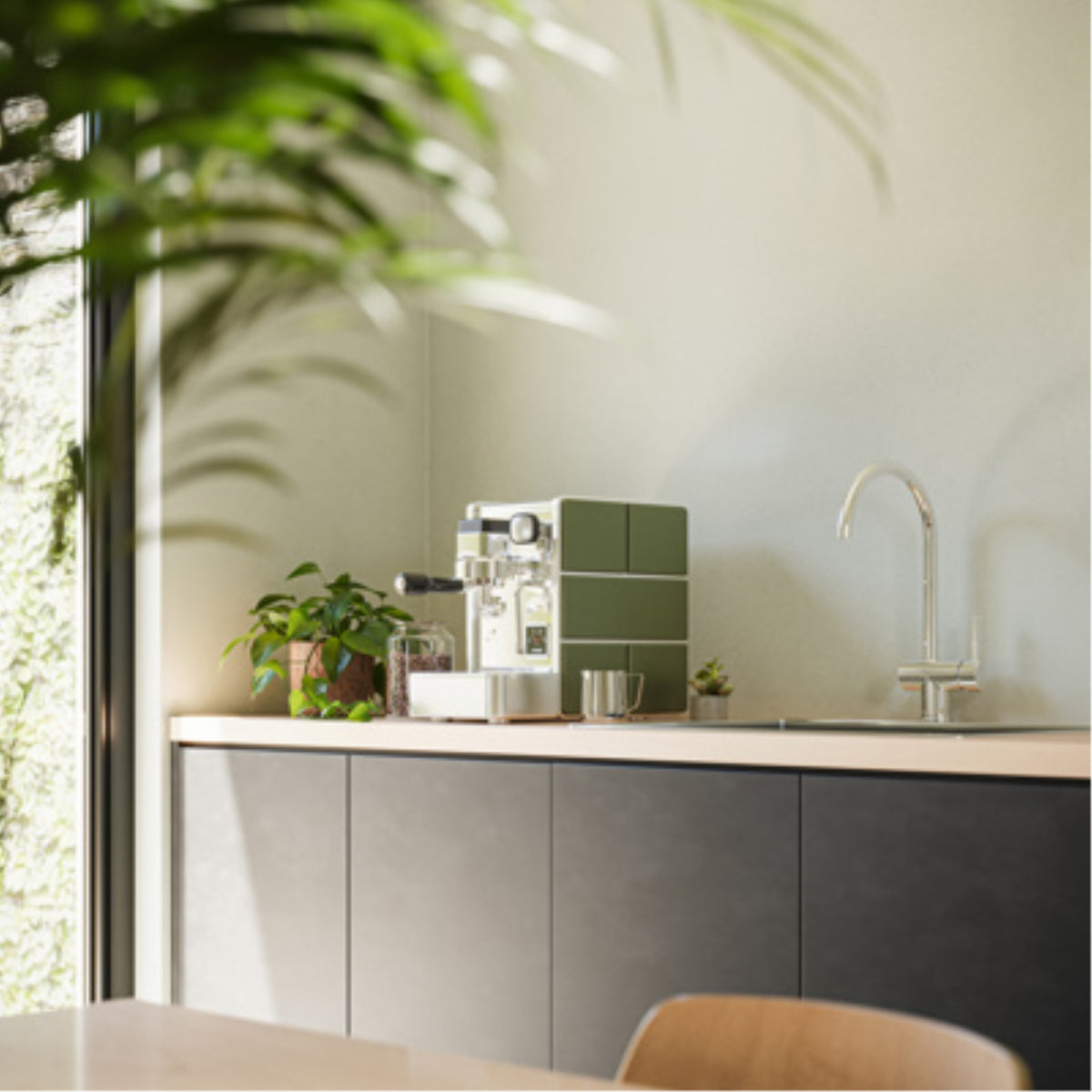 Stone Mine espresso machine - green