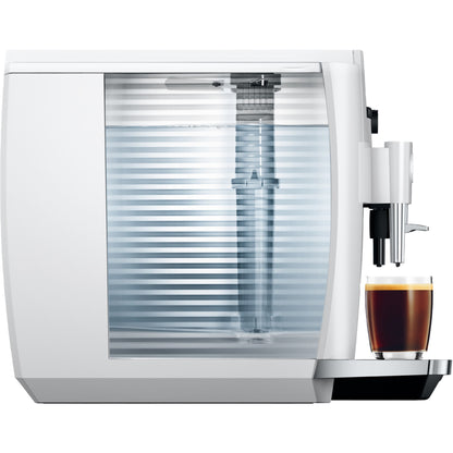 Jura E4 kaffemaskin - piano vit (EA)