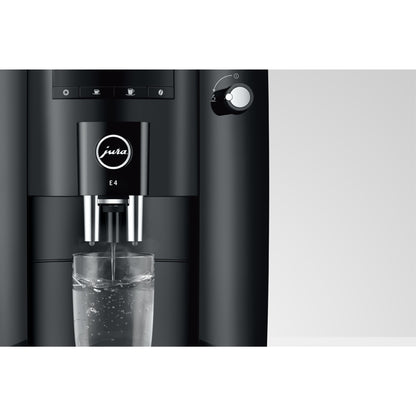 Jura E4 kaffemaskin - piano svart (EA)