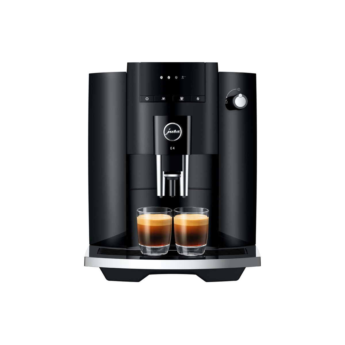 Jura E4 kaffemaskin - piano svart (EA)