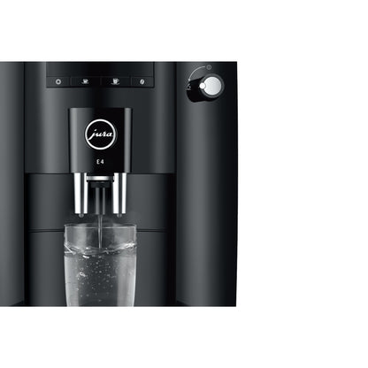 Jura E4 kaffemaskin - piano svart (EA)