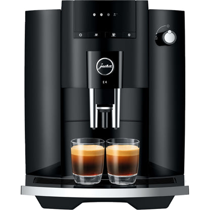 Jura E4 kaffemaskin - piano svart (EA)