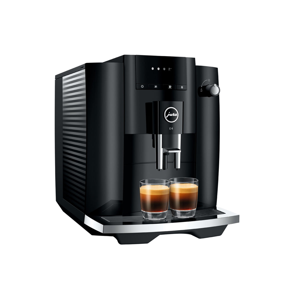 Jura E4 kaffemaskin - piano svart (EA)