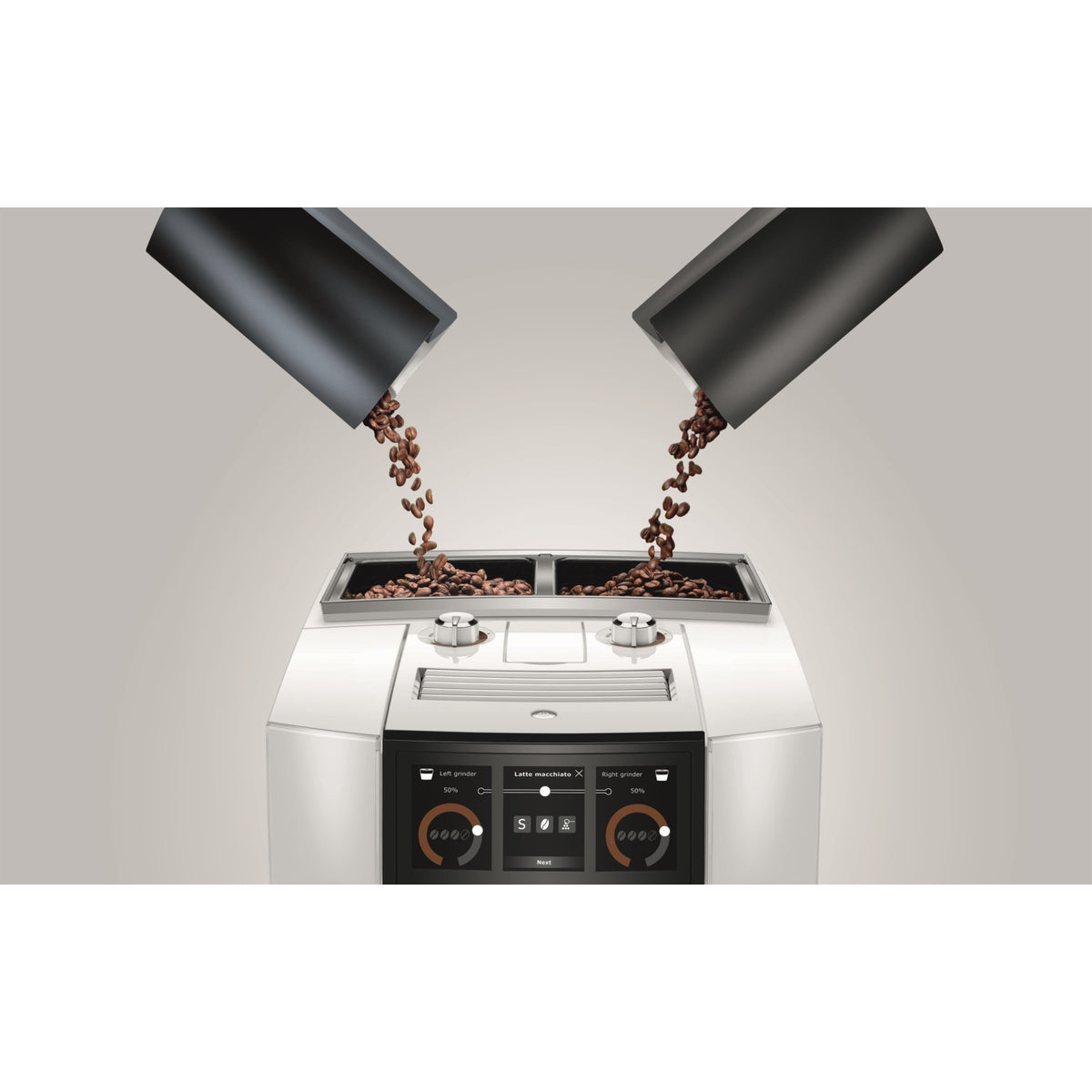 Jura J8 Twin kaffemaskin - diamond vit (EA)
