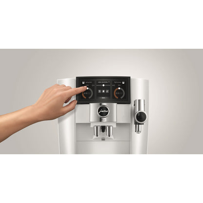 Jura J8 Twin kaffemaskin - diamond vit (EA)