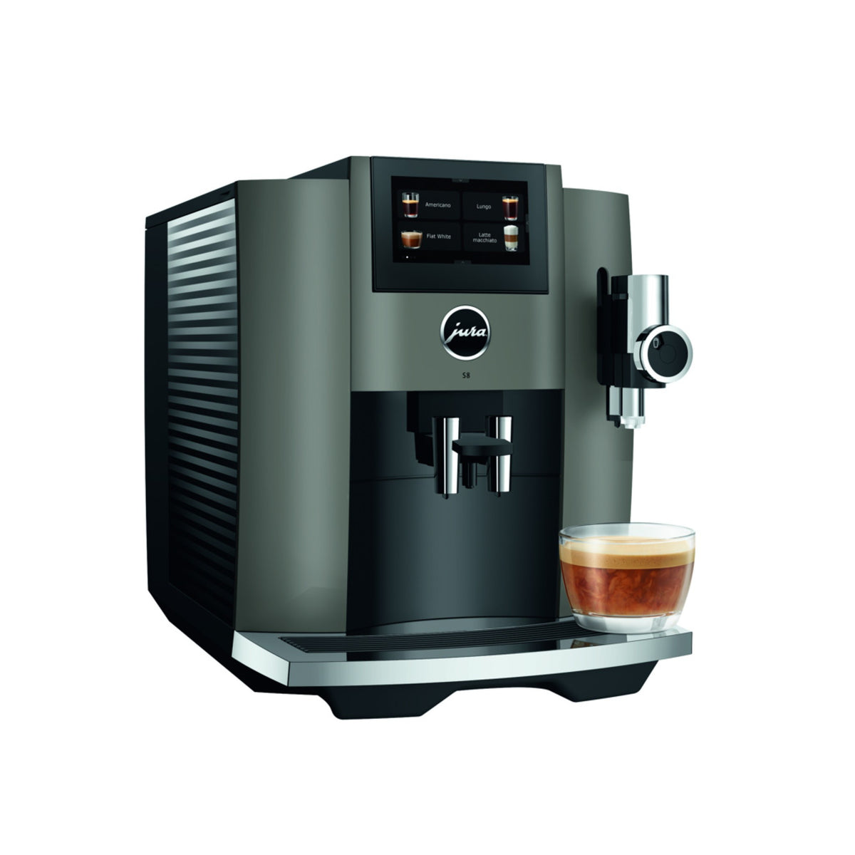 Jura S8 kaffemaskin - dark inox (EB)