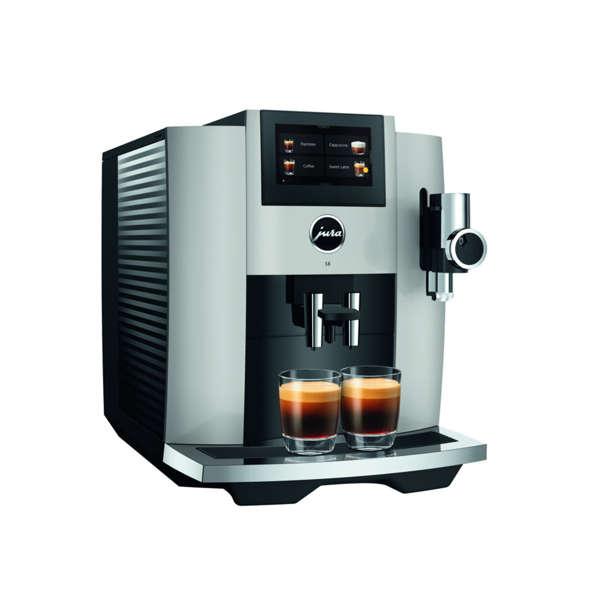 Jura S8 kaffemaskin - platin (EB)