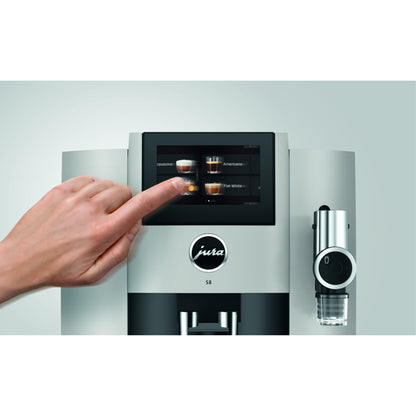 Jura S8 kaffemaskin - platin (EB)