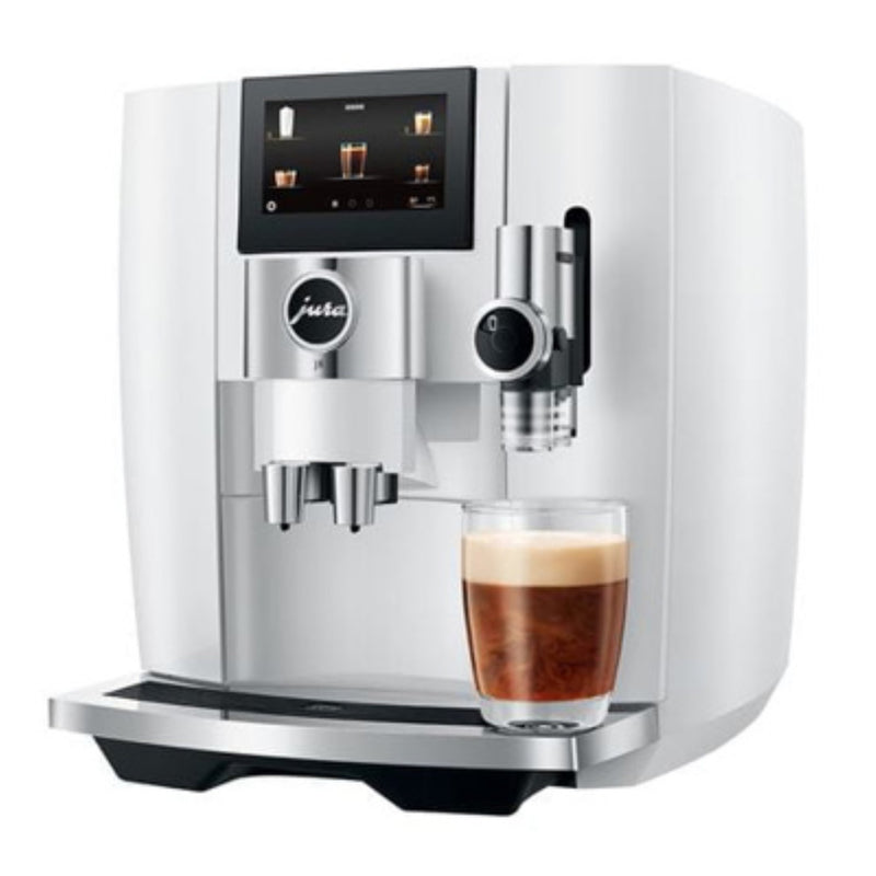 Jura J8 kaffemaskin - piano vit (EA)