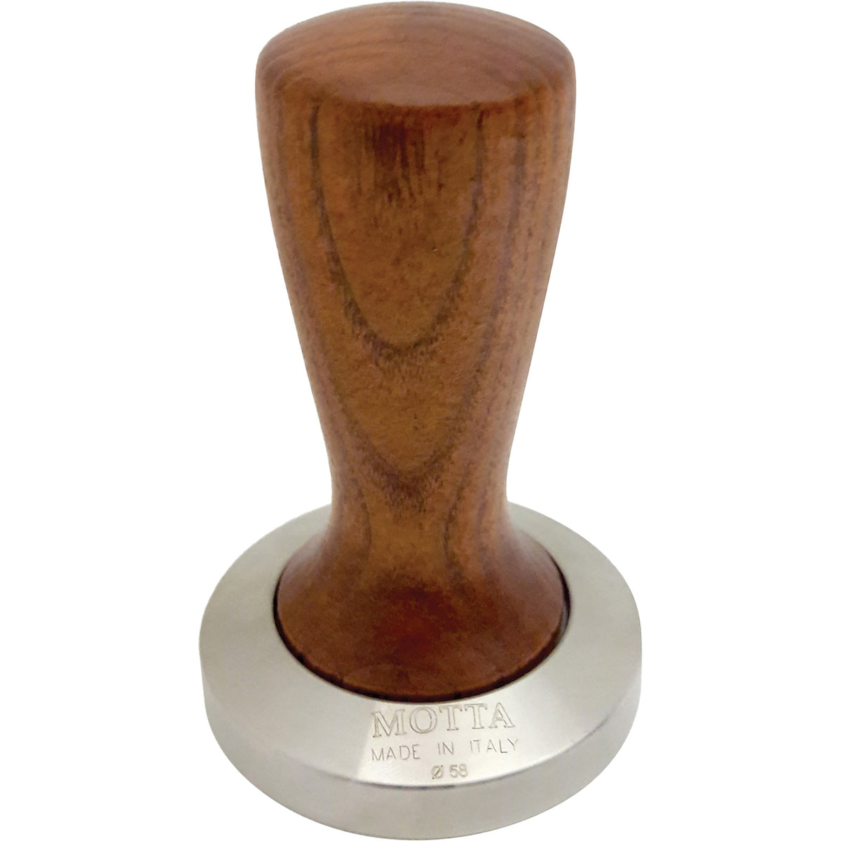 Motta Tamper slim flat base - wood