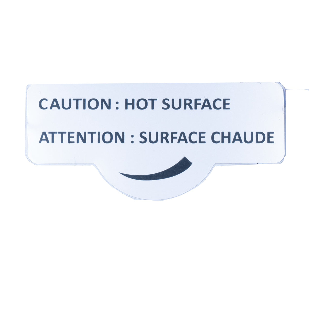Warning decal E61 brew group